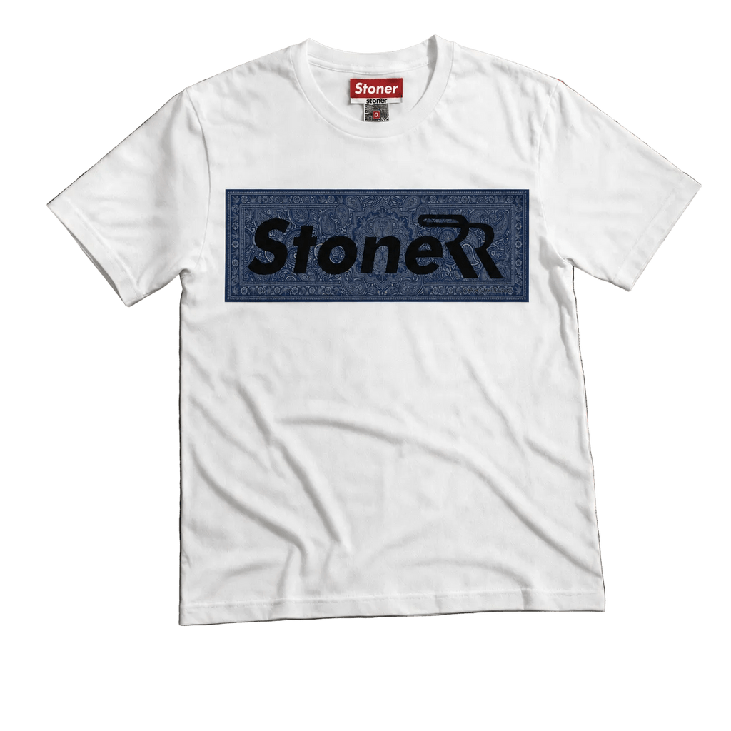 STONER × Richie Rich Midnight Paisley Tee by StonerUSA.com | Premium Shirt from California cannabis lifestyle brand | Stoner Water & Apparel