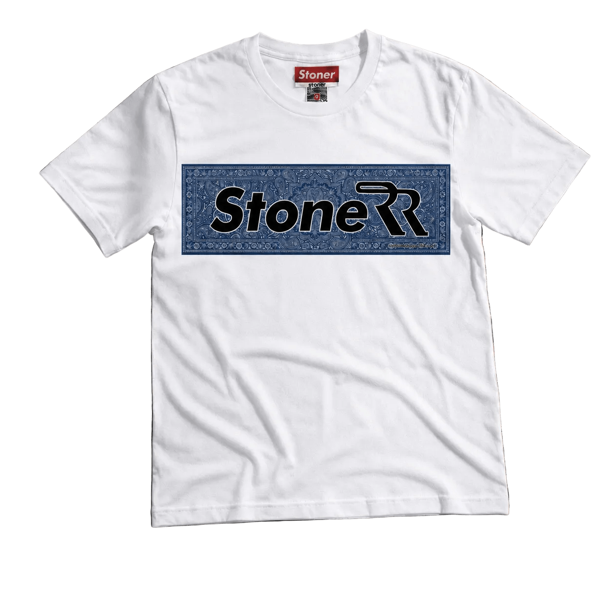 STONER × Richie Rich Whitewall Paisley Tee by StonerUSA.com | Premium Shirt from California cannabis lifestyle brand | Stoner Water & Apparel